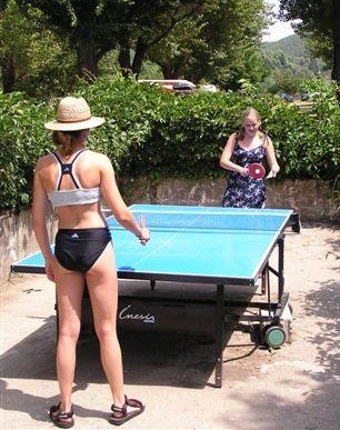 ping pong au camping